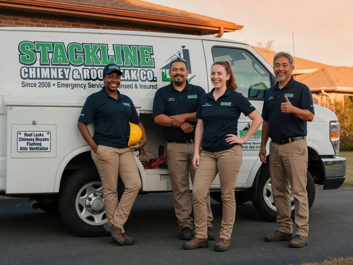 Chimney flashing repair company in Lemoyne, NE